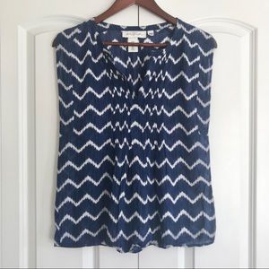 H&M | Navy Ikat Tank